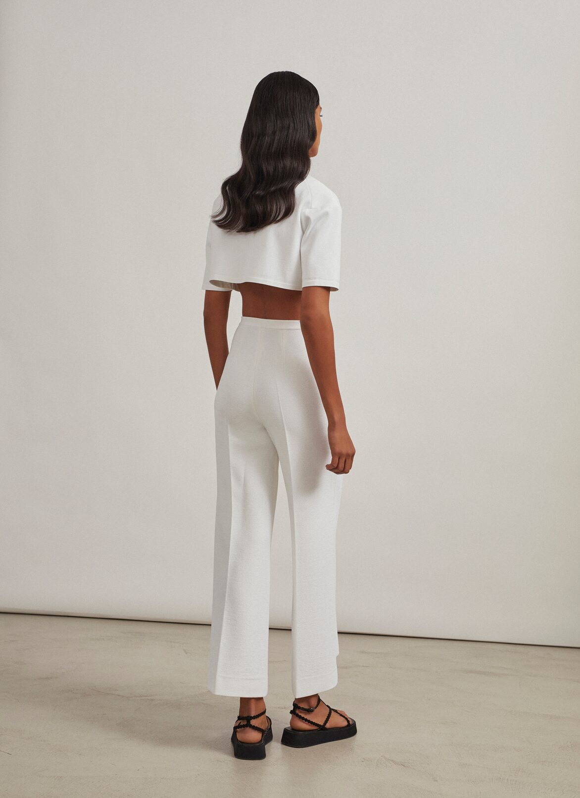Trousers ALAÏA WHITE TROUSERS
